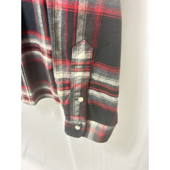 Ralph Lauren Mens XL Red Checkered Button Down Long Sleeve Shirt Schacket BNWOT - Picture 7 of 11